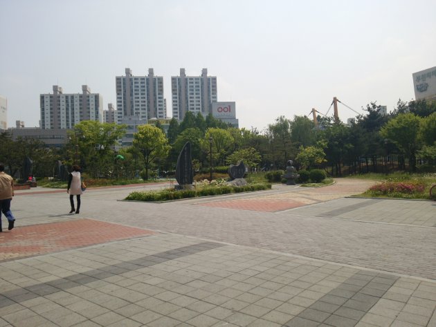 安重根公園内の風景